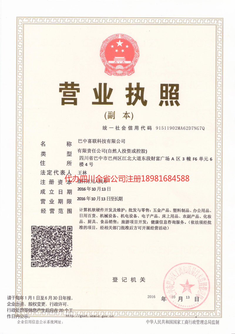 阳春阳春喜联科技有限公司